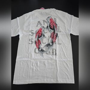 Brand New Anti Social Koi Fish Tshirt Medium